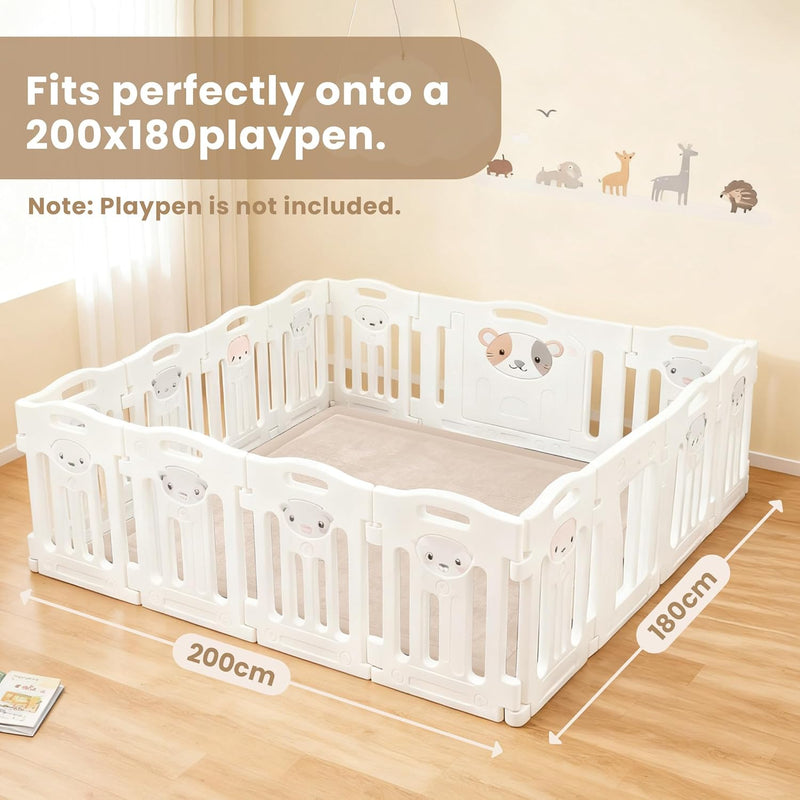 Baby Play Mat 3.5CM Thick Memory Foam Coral