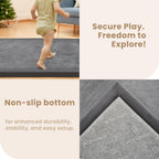 Baby Play Mat 3.5CM Thick Memory Foam Coral