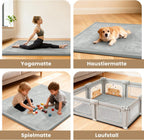 Baby Play Mat 3.5CM Thick Memory Foam Coral