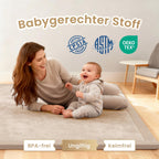 Baby Play Mat 3.5CM Thick Memory Foam Coral
