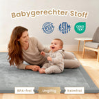 Baby Play Mat 3.5CM Thick Memory Foam Coral