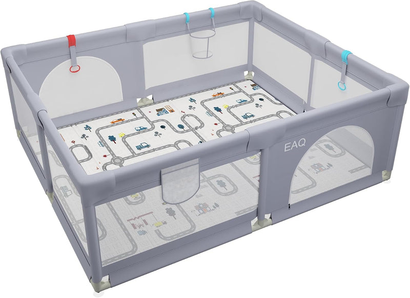 Baby Playpen Foldable for and Toddlers with Breathable