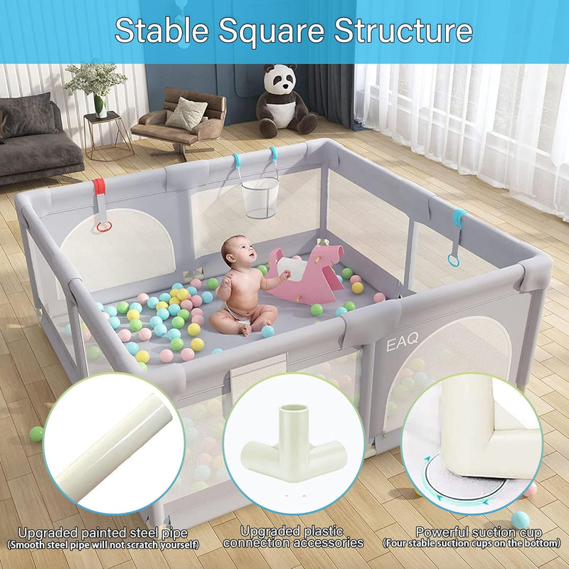Large Baby Playpen with Mat