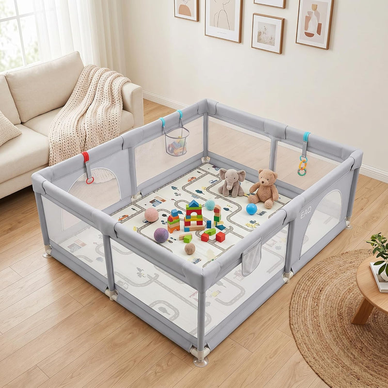 Large Baby Playpen with Mat