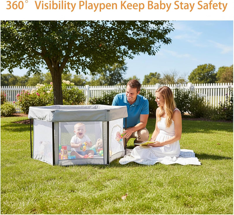 Large Baby Playpen with Mat