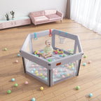 Baby Playpen Foldable for and Toddlers with Breathable