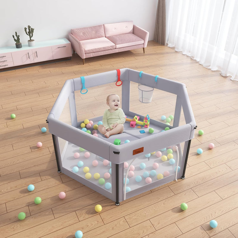Large Baby Playpen with Mat
