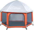 Baby Playpen Portable Playard with Safety Mattress
