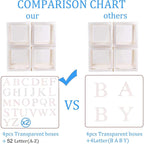 Baby Shower Decorations 4pcs Babyshower Balloon Boxes 112pcs