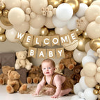 Baby Shower Decorations 4pcs Babyshower Balloon Boxes 112pcs