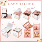 Baby Shower Decorations 4pcs Babyshower Balloon Boxes 112pcs