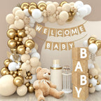Baby Shower Decorations 4pcs Babyshower Balloon Boxes 112pcs