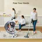 Baby Swing Chair Electric Bouncer with 5 Amplitudes