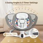Baby Swing Chair Electric Bouncer with 5 Amplitudes