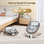 Baby Swing Chair Electric Bouncer with 5 Amplitudes