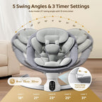 Baby Swing Chair Electric Bouncer with 5 Amplitudes