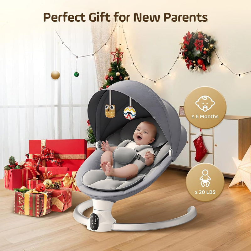 Baby Swing Chair Electric Bouncer with 5 Amplitudes
