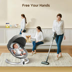 Baby Swing Chair Electric Bouncer with 5 Amplitudes