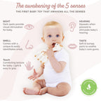 Baby Teether 100% Natural Rubber Teething Toy Handmade