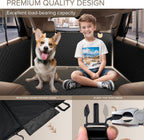 Back Seat Extender for Dogs Pvc Rods Support