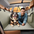 Back Seat Extender for Dogs Pvc Rods Support