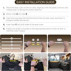 Back Seat Extender for Dogs Pvc Rods Support