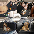 Back Seat Extender for Dogs Pvc Rods Support
