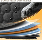 Back Seat Extender for Dogs Pvc Rods Support