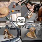 Back Seat Extender for Dogs Pvc Rods Support