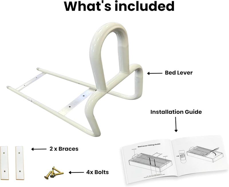 Backcarebeds Samson Bed Lever for Adjustable Beds Rail