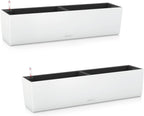 Balconera Colour 80 Self Watering Planter Plastic (Set of 2)