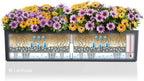 Balconera Colour 80 Self Watering Planter Plastic (Set of 2)