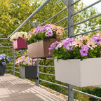 Balconera Colour 80 Self Watering Planter Plastic (Set of 2)