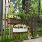 Balconera Colour 80 Self Watering Planter Plastic (Set of 2)