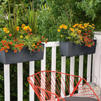Balconera Colour 80 Self Watering Planter Plastic (Set of 2)