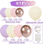 Balloon Arch Kit 115pcs Sage Ballloon with Confetti