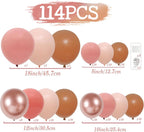 Balloon Arch Kit 115pcs Sage Ballloon with Confetti