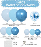 Balloon Arch Kit 115pcs Sage Ballloon with Confetti
