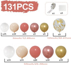 Balloon Arch Kit 115pcs Sage Ballloon with Confetti