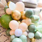 Balloon Arch Kit 115pcs Sage Ballloon with Confetti