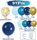 Balloon Arch Kit 115pcs Sage Ballloon with Confetti