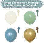 Balloons Arch Kit 185 Pcs Sand Balloon Garland