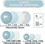Balloons Arch Kit 185 Pcs Sand Balloon Garland