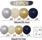 Balloons Arch Kit 185 Pcs Sand Balloon Garland
