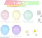 Balloons Arch Kit 185 Pcs Sand Balloon Garland