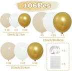 Balloons Arch Kit 185 Pcs Sand Balloon Garland