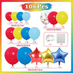 Balloons Arch Kit 185 Pcs Sand Balloon Garland