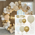 Balloons Arch Kit 185 Pcs Sand Balloon Garland