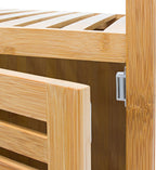 Bamboo Bathroom Shelf with 5 Shelves