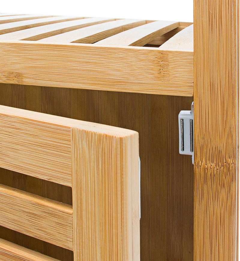 Bamboo Bathroom Shelf with 5 Shelves